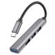 Хаб USB Hoco HB26 4 in 1 adapter(Type-C to USB3.0+USB2.0*3) ЦУ-00037841 фото 4