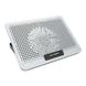 Підставка для ноутбука IceCoorel A18, 10-15.6", 1*180mm 580±10% RPM, корпус пластик+алюміній, 2xUSB 2.0, 350x225x26mm, Silver, Box, Q20 A18 фото 1