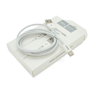 Кабель Hoco X23, Type-C-USB, 2.4A, White, довжина 1м, BOX X23W/T-C фото