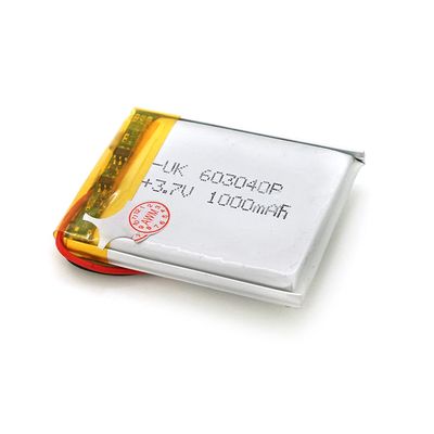 Литий-полимерный аккумулятор 6*30*40mm (Li-ion 3.7В 1000мА·ч) 063040 фото