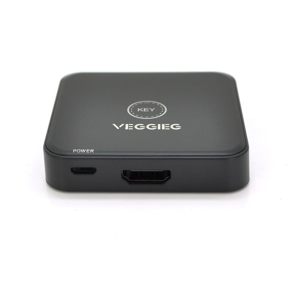 Переключатель двухнаправленый VEGGIEG V-HD01 HDMI2.0 с питанием через USB, поддерживает 2Kx4K, 30Hz, Black, Box V-HD01 фото