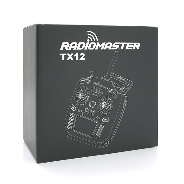Пульт радіокерування RadioMaster TX12 MKII CC2500 EdgeTX, до 16 каналов, USB/Micro SD, розмір 170x159x108мм, вага 363г TX12-СС2500 фото
