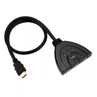 Розгалужувач HDMI (тато) на 3 * HDMI (мама), 1080P, 0,8 м, Black XC-20 фото