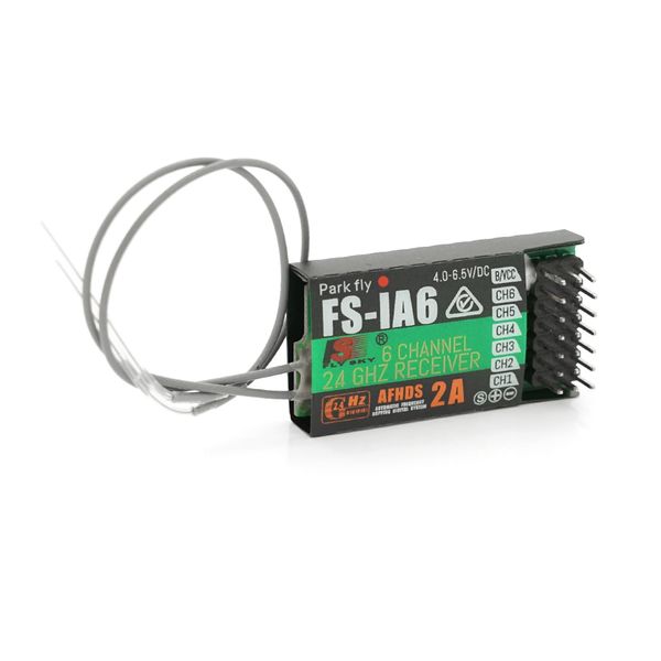 Пульт радіокерування 6ch FlySky FS-I6 + приймач FS-IA6, ручка газу ліворуч FS-I6-LHT фото