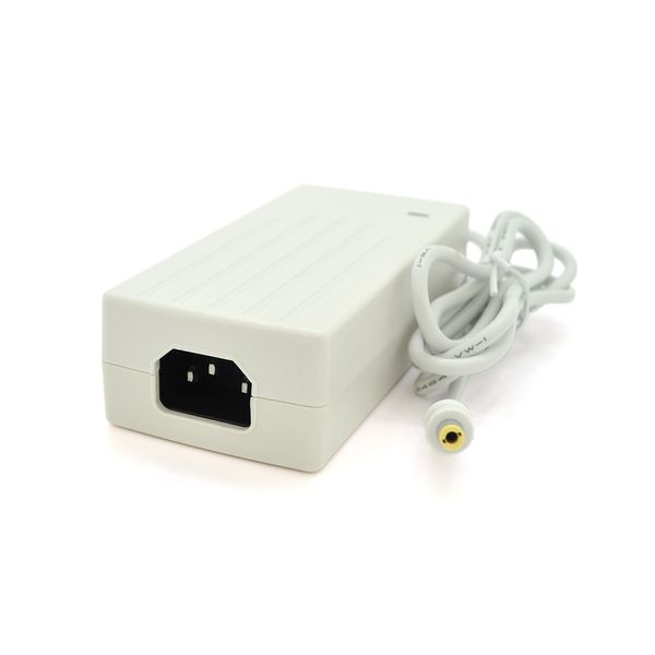 Імпульсний адаптер живлення 12В 5А (60Вт) штекер 5.5/2.5 + кабель живлення(чорний), довжина 1м, Q50, White 16783 фото