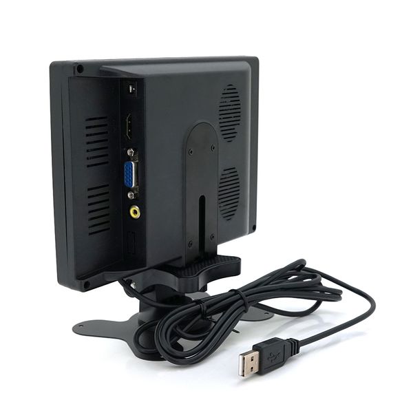 Автомобільний РК-монітор 7"(16：9) панель IPS, AV/VGA/HDMI роз'єм + touchscreen, 1024*600ips, 12-24V, BOX N70-A06IPSTCH фото