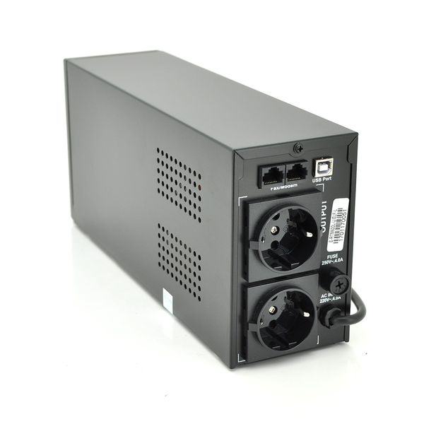 ДБЖ Ritar E-RTM600L-U (360W) ELF-L, LED, AVR, 2st, USB, 2xSCHUKO socket, 1x12V7Ah, metal Case Q4 (370*130*210) 4,8 кг (310*85*140) E-RTM600L-U фото