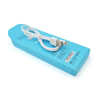 Кабель iKAKU KSC-285 PINNENG charging data cable series for iphone, White, довжина 1м, 2,4А, BOX KSC-285-L фото