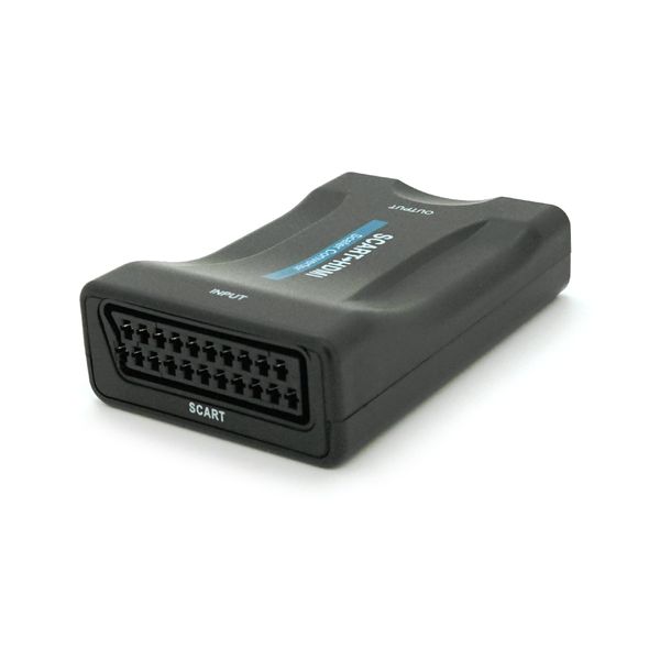 Конвертер SCART (мама) на HDMI (мама), 5V / 2A, Black, Box, Q250 YT-C-SCART(M)/HDMI(F) фото