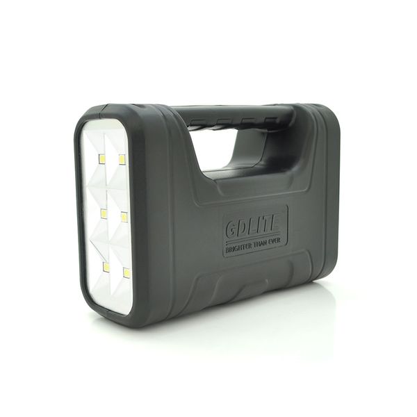 Переносний ліхтар 8017A+Solar, Power bank 10000mAh, 1 режим, MP3 плеєр, USB вихід, 3 лампочки, Box 8017A+Solar фото