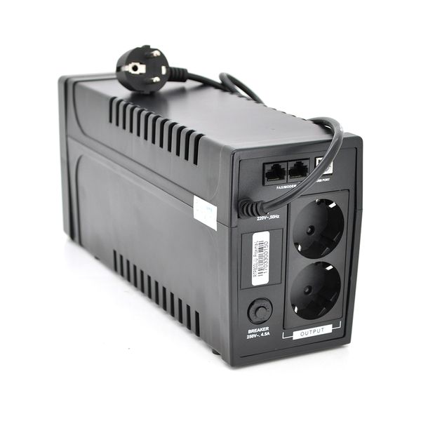 ДБЖ Ritar RTP800L-U (480W) Proxima-L, LED, AVR, 2st, USB, 2xSCHUKO socket, 1x12V9Ah, plastik Case. NEW! RTP800L-U фото