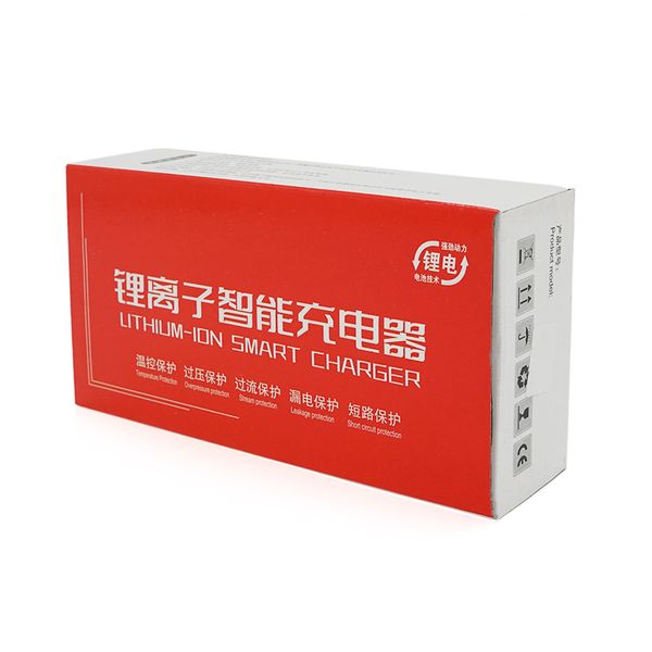 Зарядний пристрій Jinyi для літієвих акумуляторів 48V2A (Max.:54,6V/2A), штекер 3pin, з індикацією, BOX LD-001-48V-2A фото
