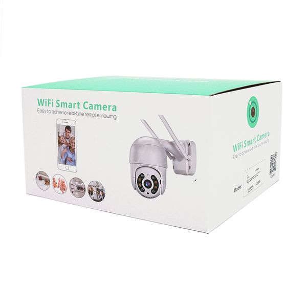 8 Мп Wi-Fi відеокамера вулична SD/картка PiPo PP-IPC27D8MP20 PTZ 2.8mm ICSee YT22624 фото