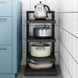 Кухонная полка для хранения кастрюль, 3 уровня Kitchen shelf for storing pots / Полка на кухню для посуды Art-KSF33 фото 2