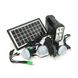 Переносний ліхтар 8017A+Solar, Power bank 10000mAh, 1 режим, MP3 плеєр, USB вихід, 3 лампочки, Box 8017A+Solar фото 1