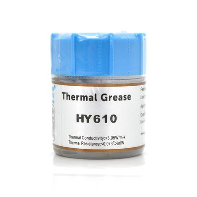 Паста термопроводная HY-610 2g, шприц, Gold, >3,05W/m-K, 