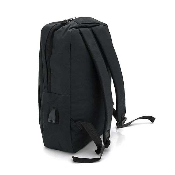 Рюкзак для ноутбука T2 15.6", материал нейлон, выход под USB-кабель, черный, Q50 YT-B15,6"N-BT2 фото