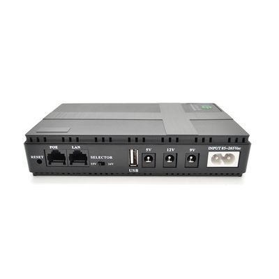 ИБП UPS-36W DC1036P для роутеров/коммутаторов/PON/POE-430, 5/9/12V, 1A/2А, 10400мAh, Black, BOX UA102822 фото