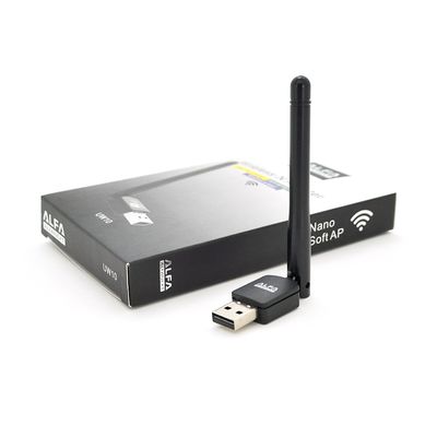 Бездротовий мережевий адаптер з антеною 10см Wi-Fi-USB LV-UW10 -2DB MTK7601, 802.11bgn, 150MB, 2.4 GHz, WIN7 / XP / Vista / 2K /MAC/LINUX LV-UW10 -2DB-MTK7601 фото