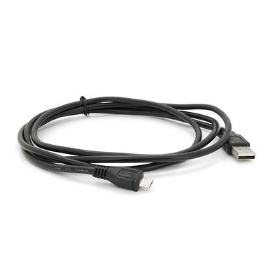 Кабель USB 2.0 (AM/Miсro 5 pin) 1,5м, черный, Пакет Q250 YT-AM/Mc-1.5Bl фото