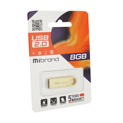 Флэш-накопитель Mibrand Puma, USB 2.0, 8GB, Metal Design, Blister MiPa/8 фото
