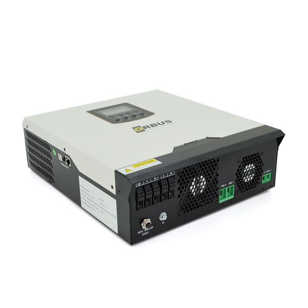 Гібридний інвертор ORBUS VP3000-24, 3000W, 24V, струм заряду 0-70A, 160-275V, ШIM-контролер (50А, 80 Vdc) AXPERT-VP-3000VA фото