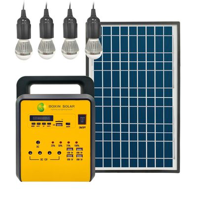 Солнечная домашняя аккумуляторная система Boxin, 18V/10W, Solar Panel, DC 12V, USB 5V, FM Radio, MP3, Q4 BX-FD021 фото