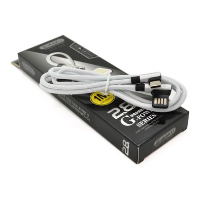 Кабель iKAKU KSC-028 JINDIAN charging data cable for Type-C, Silver, длина 1м, 2.4A, BOX KSC-028-S-TC фото