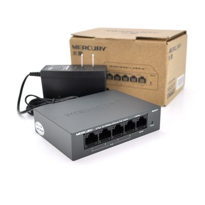Коммутатор POE 48V Mercury MS05CP 4 портов POE+1 порт Ethernet (Uplink ) 10/100 Мбит/сек, БП в комплекте MS05CP фото