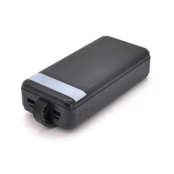 PowerBank XO-PR157 40000mAh,flashlight,Input:DC5.0V/2.5A,9V/2A,12V/1.5A(Micro,Type-C,Lightning),Output:5V/3А,9V/2А,12V/1,5А(3USB,Type-C),Q24,Black XO-PR157 фото