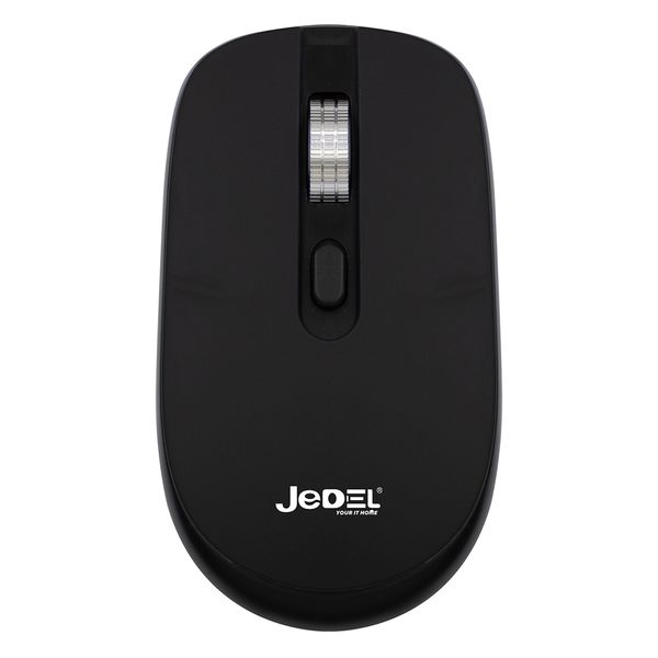 Миша бездротова JEDEL WD100, 1200-1600DPI, Black, 2.4GHZ+Bluetooth 5.0, Box WD100 фото