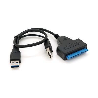 Кабель Usb 3.0 AM + USB 2.0 to SATA black 0.1m для HDD/SSD дисков YT-C3.0+2.0-SATA/0.1 фото