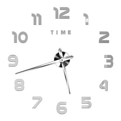 Настінний 3D годинник ZH172510, 90cm, Silver ZH172510-90 фото