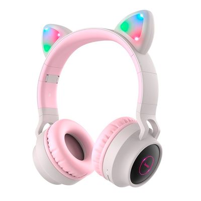 Бездротові навушники Bluetooth HOCO W27, Pink/Gray, Box HOCO W27/PG фото