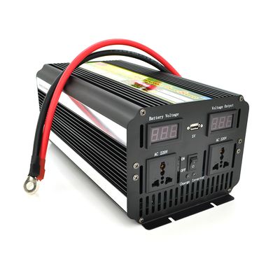 Інвертор напруги Voltronic Wm-7200 (4300Вт) + Charge 20A, 12/220 з апроксимованою синусоїдою, 2 універсальні розетки + USB, клеми Wm-7200+/12 фото
