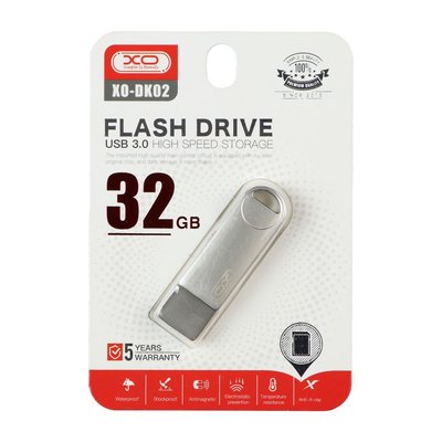 USB флеш-накопичувач XO DK02 USB3.0 32GB ЦУ-00037948 фото