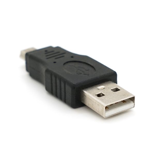 Переходник USB1.1(F) => miniUSB(M), Black, Пакет 02410 фото