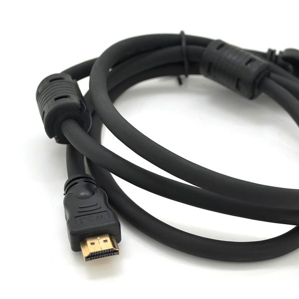 Кабель Ritar PL-HD348 HDMI-HDMI Ultra HD 4K,1080P, 2.0m, v1,4, OD-7.3mm, з фільтром, круглий Black, конектор Gold, Пакет, Q120 YT-HDMI(M)/(M)V1.4-2.0m фото
