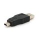 Переходник USB1.1(F) => miniUSB(M), Black, Пакет 02410 фото 1