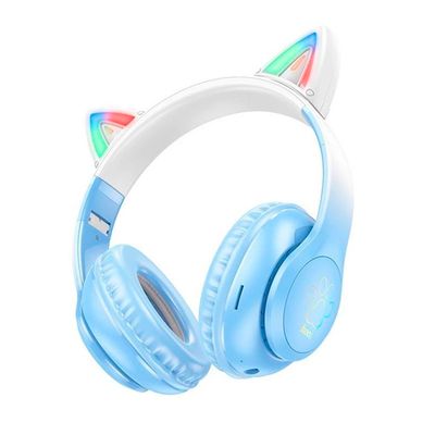 Бездротові навушники Bluetooth HOCO W42, White/Blue, Box HOCO W42/WB фото