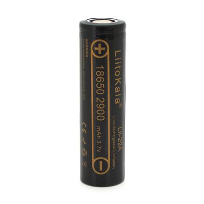 Аккумулятор 18650 Li-Ion LiitoKala Lii-29A, 2900mah （2850-2950mah）, 3.7V (2.75-4.2V), Black, PVC BOX Q2, цена за 1 шт Lii-29A фото
