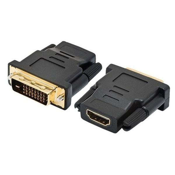 Переходник HDMI(мама)/DVI-I 24+5 (папа) Black Q50 YT-A-HDMI(F)/DVI(M)-B фото