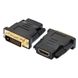 Перехідник VGA (мама) / DVI-I 24 + 5 (тато) Black Q50 YT-A-HDMI(F)/DVI(M)-B фото