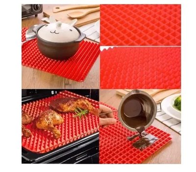 Коврик для выпечки PYRAMID PAN Fat-Reduction Silicone Cooking Mat (16,25х11,5 см, силиконовый)grill Art-MAT1625 фото