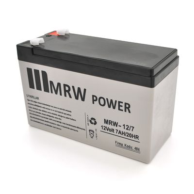 Аккумуляторная батарея Mervesan MRV-12/7 12 V 7Ah ( 150 x 65 x 95 (100) ) Gray Q8 MRV-12/7 фото