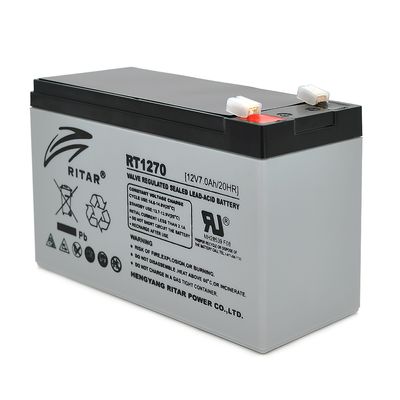 Акумуляторна батарея AGM RITAR RT1270, Gray Case, 12V 7.0Ah ( 151 х 65 х 94 (100) ) Q10 RT1270 фото