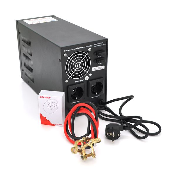 ДБЖ з правильною синусоїдою PSW-Coldex-1000VA (700W), 12V під зовнішню батарею, струм заряду 10A+ wireless alarm PSW-Coldexl-1000VA фото