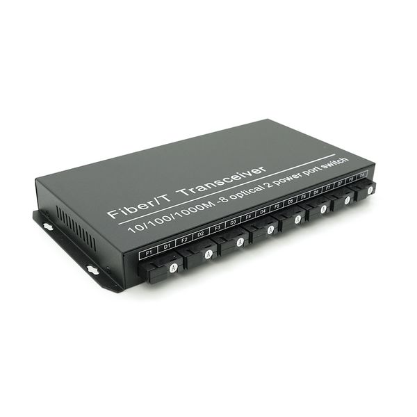 Комутатор UPLINK UFS CK-880IS8F2E Fiber Switch 8Fiber 100Mbps + 2 1000M RJ45 ports, корпус метал, БП в комплекті CK-880IS8F2E фото