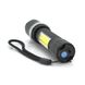 Ліхтарик ручний LATERNA M919, COB+ 3W XPE led, Zoom, 2+1 режим, корпус метал, вбудований аккум, USB кабель, IP40, 140х33х26, Box M919 фото 2