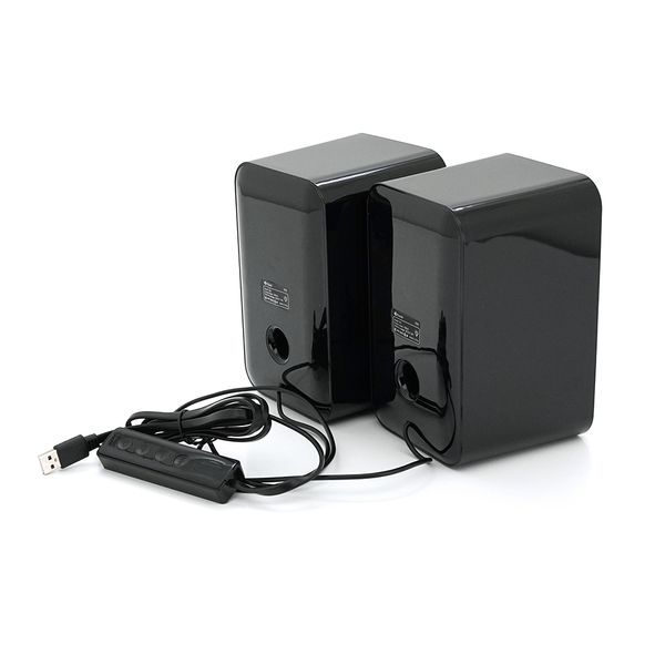 Колонки Kisonli X20BT, 2x10W, USB/RGB light/BT, DC: 5V/1-2A, Black, BOX, Q15 X20BT фото